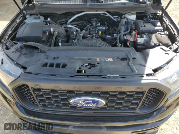 2021 Ford Ranger XL with VIN 1FTER4FH9MLD85658, listed as a Copart auction lot 49224335 with 52,218 mi miles and Salvage Title. Bid and sale history available at DreamBid. Image 12.