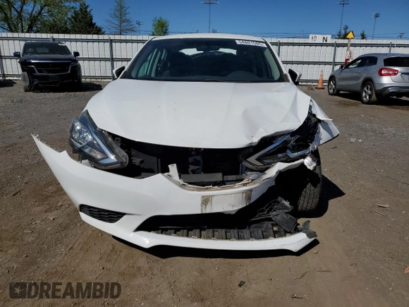 2017 Nissan Sentra SV with VIN 3N1AB7AP8HY409449, listed as a Copart auction lot 54801505 with 88,054 mi miles and Salvage title. Bid and sale history available at DreamBid. Image 5.