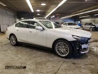 2025 BMW 5 Series 530i xDrive with VIN WBA53FJ04SCT20838, listed as a Copart auction lot 43224395 with 11,952 mi miles and Clean Title. Bid and sale history available at carsss.com. Image 4.