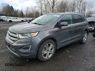2015 Ford Edge Titanium with VIN 2FMTK4K99FBB56678, listed as a Copart auction lot 86186824 with 117,862 mi miles and Salvage Title. Bid and sale history available at carsss.com. Image 1.