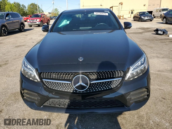 2019 Mercedes-Benz C 300 with VIN 55SWF8DB9KU305969, listed as a Copart auction lot 52732475 with 60,343 mi miles and Salvage title. Bid and sale history available at DreamBid. Image 5.