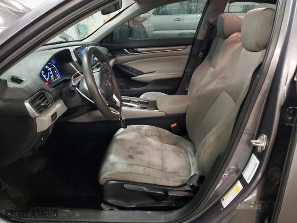 2019 Honda Accord Sedan LX 1.5T with VIN 1HGCV1F11KA114723, listed as a Copart auction lot 46815145 with 212,411 mi miles and Salvage Title. Bid and sale history available at carsss.com. Image 7.