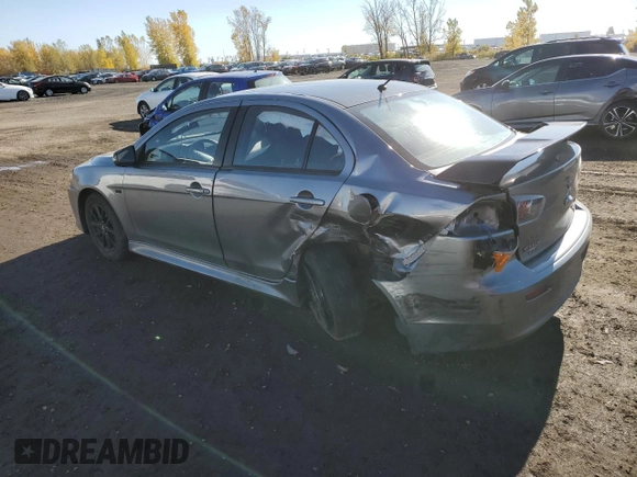 2017 Mitsubishi Lancer ES with VIN JA32V2FWXHU607656, listed as a Copart auction lot 76675844 with 126,206 mi miles and Salvage Title. Bid and sale history available at DreamBid. Image 2.