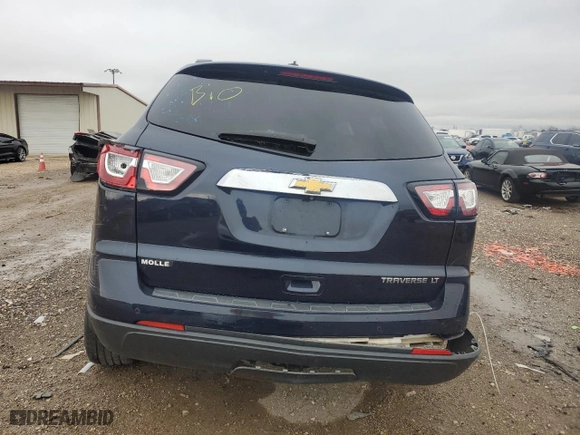 2016 Chevrolet Traverse LT with VIN 1GNKRGKD0GJ296978, listed as a Copart auction lot 44733615 with 105,467 mi miles and Clean Title. Bid and sale history available at carsss.com. Image 6.