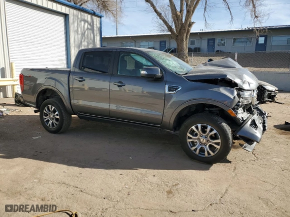 2023 Ford Ranger XL with VIN 1FTER4FHXPLE01418, listed as a Copart auction lot 86150804 with 25,387 mi miles and Salvage Title. Bid and sale history available at carsss.com. Image 4.