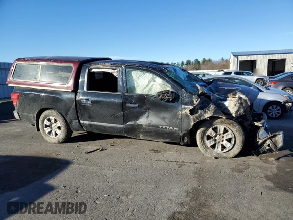 2017 Nissan Titan S with VIN 1N6AA1EJ4HN568708, listed as a Copart auction lot 79507594 with Not Provided miles and Salvage Title. Bid and sale history available at carsss.com. Image 4.