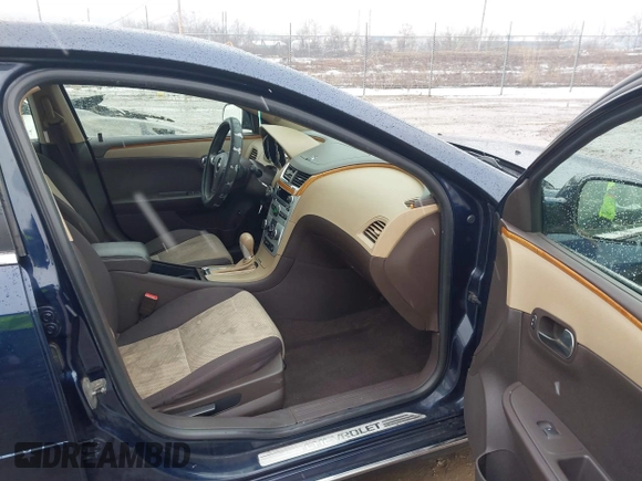 2010 Chevrolet Malibu 1LT with VIN 1G1ZC5EB0AF149358, listed as a IAAI auction lot 41161293 with 162,879 mi miles and . Bid and sale history available at DreamBid. Image 5.