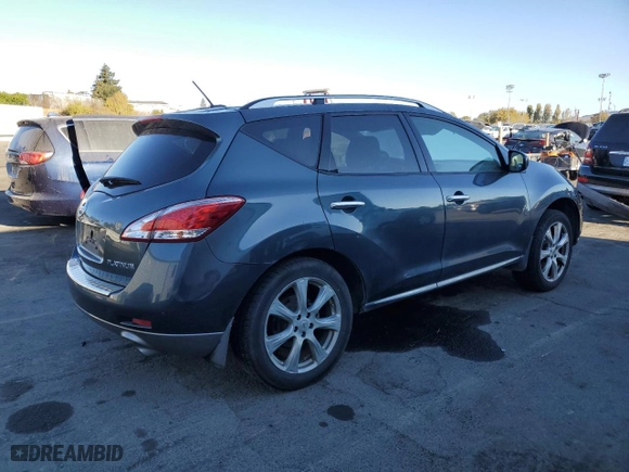2013 Nissan Murano LE with VIN JN8AZ1MU5DW205897, listed as a Copart auction lot 78062184 with 147,015 mi miles and Salvage Title. Bid and sale history available at carsss.com. Image 3.
