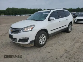 2016 Chevrolet Traverse LS z VIN 1GNKRFKD6GJ211944, wystawiony jako Copart lot #53040285 z przebiegiem 137 885 mil mil oraz Szkoda całkowita • Salvage title. Historia ofert i sprzedaży dostępna na DreamBid. Obrazek 1.