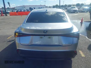 2023 Lexus IS with VIN JTHDA1D24P5125014, listed as a IAAI auction lot 41786014 with 46,232 mi miles. Bid and sale history available at carsss.com. Image 16.