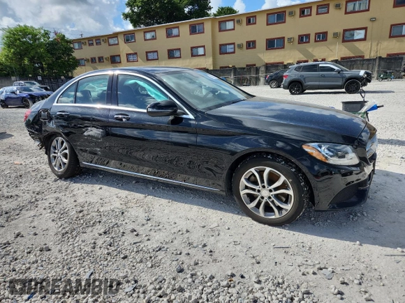 2016 Mercedes-Benz C 300 Luxury with VIN 55SWF4KB3GU133991, listed as a Copart auction lot 60081445 with 86,734 mi miles and Salvage title. Bid and sale history available at DreamBid. Image 4.