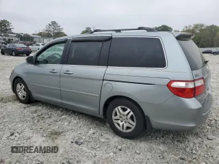 2007 Honda Odyssey EX-L with VIN 5FNRL38677B059034, listed as a Copart auction lot 51461205 with 113,300 mi miles and Salvage Title. Bid and sale history available at carsss.com. Image 2.