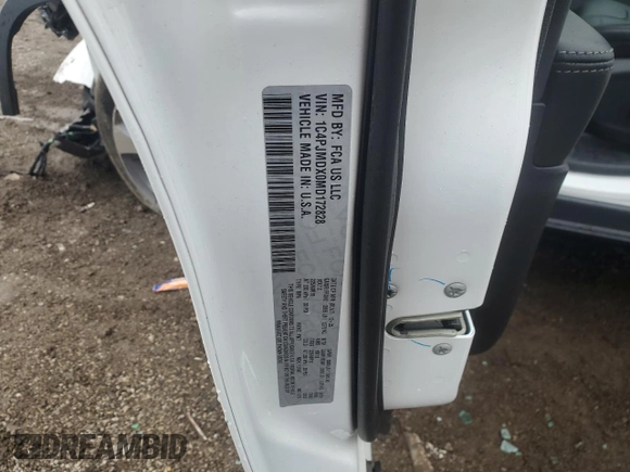 2021 Jeep Cherokee Limited with VIN 1C4PJMDX0MD172828, listed as a Copart auction lot 57807535 with 32,754 mi miles and Salvage title. Bid and sale history available at DreamBid. Image 13.