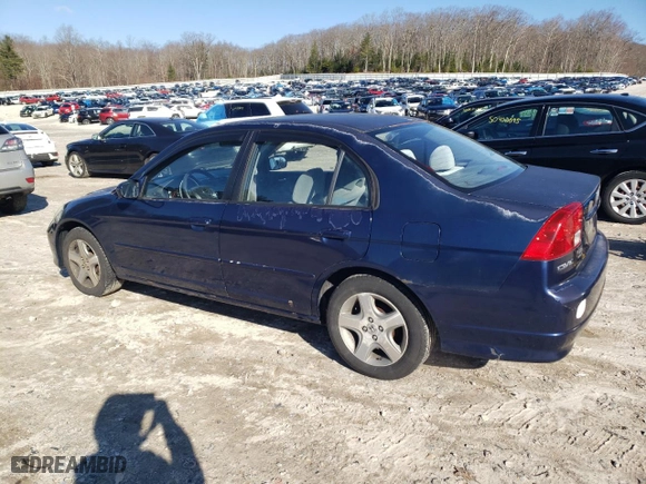 2005 Honda Civic Sdn EX with VIN 2HGES26705H567829, listed as a Copart auction lot 50823665 with 120,911 mi miles and Clean Title. Bid and sale history available at carsss.com. Image 2.