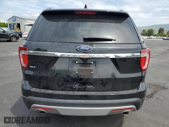 2016 Ford Explorer XLT with VIN 1FM5K7D86GGC88077, listed as a Copart auction lot 53350125 with 25,879 mi miles and Salvage Title. Bid and sale history available at carsss.com. Image 6.