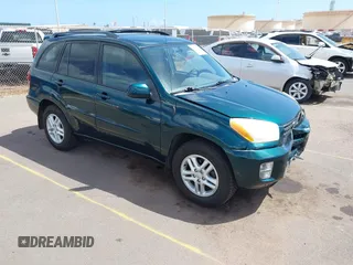 2003 Toyota RAV4 with VIN JTEGH20V030090992, listed as a IAAI auction lot 41798546 with 55,790 mi miles. Bid and sale history available at carsss.com. Image 1.