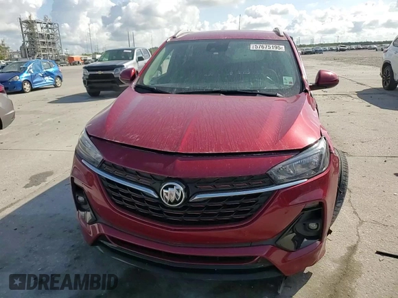 2021 Buick Encore GX Select with VIN KL4MMDSL6MB065928, listed as a Copart auction lot 57675195 with 80,330 mi miles and Salvage title. Bid and sale history available at DreamBid. Image 14.