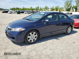 2009 Honda Civic LX z VIN 19XFA16529E002191, wystawiony jako Copart lot #55964645 z przebiegiem 262 486 mil mil oraz Szkoda całkowita • Salvage title. Historia ofert i sprzedaży dostępna na DreamBid. Obrazek 1.