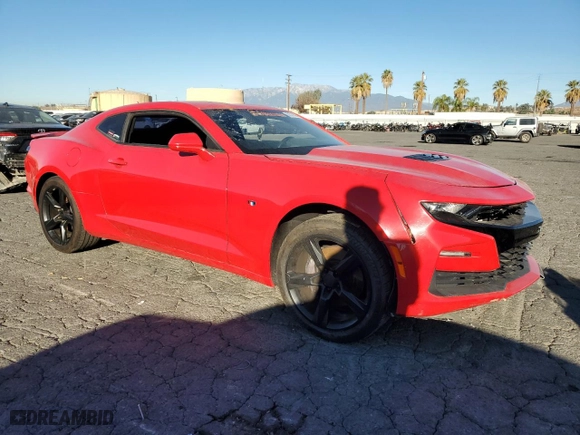 2019 Chevrolet Camaro 1SS with VIN 1G1FE1R70K0126632, listed as a Copart auction lot 87311024 with 25,851 mi miles and Salvage Title. Bid and sale history available at carsss.com. Image 4.