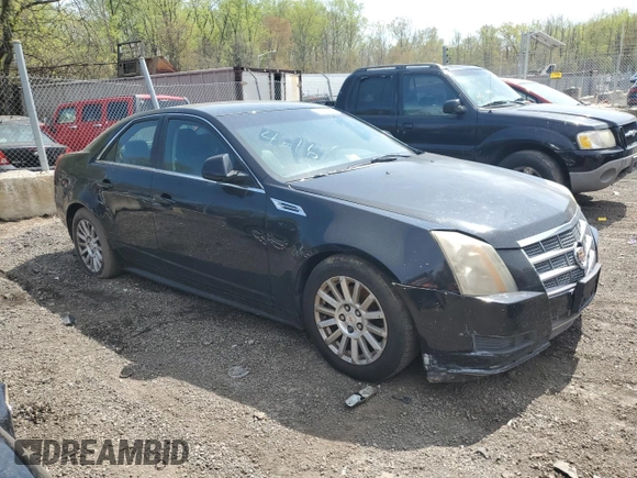 2010 Cadillac CTS with VIN 1G6DA5EG6A0128538, listed as a Copart auction lot 53659435 with 206,271 mi miles and Salvage Title. Bid and sale history available at DreamBid. Image 4.