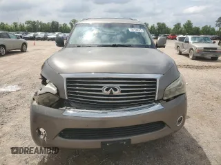 2013 Infiniti QX56 with VIN JN8AZ2NF3D9550754, listed as a Copart auction lot 54130675 with 202,669 mi miles and Salvage title. Bid and sale history available at DreamBid. Image 5.