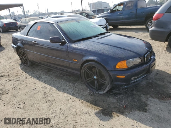 2003 BMW 3 Series 330Ci with VIN WBABS534X3JU99531, listed as a Copart auction lot 82930974 with 156,553 mi miles and Salvage title. Bid and sale history available at DreamBid. Image 4.
