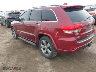 2014 Jeep Grand Cherokee Overland with VIN 1C4RJFCM0EC492833, listed as a IAAI auction lot 41836579 with 120,168 mi miles. Bid and sale history available at carsss.com. Image 3.