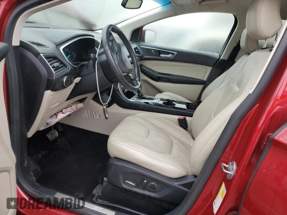 2015 Ford Edge Titanium with VIN 2FMTK4K8XFBC09055, listed as a Copart auction lot 43807355 with 99,591 mi miles and Salvage Title. Bid and sale history available at carsss.com. Image 7.