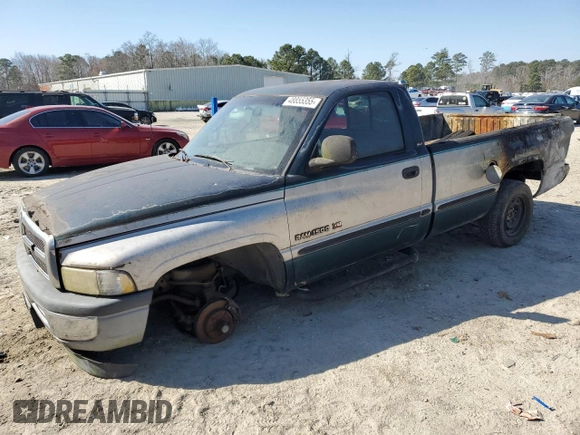 1998 Dodge 1500 z VIN 1B7HC16Y6WS534971, wystawiony jako Copart lot #48855355 z przebiegiem 243 455 mil mil oraz Nie do naprawy • Non repairable. Historia ofert i sprzedaży dostępna na DreamBid. Obrazek 1.