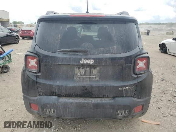 2017 Jeep Renegade Sport с VIN ZACCJAAH2HPE99944, выставлен на аукционе Copart как лот 56147425 с пробегом 111 747 миль миль и Списание • Salvage title. История ставок и продаж доступна на DreamBid. Изображение 6.