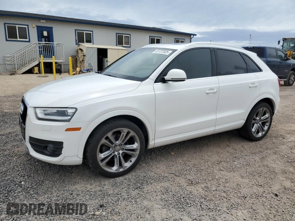 2015 Audi Q3 Premium Plus with VIN WA1EFCFS7FR004141, listed as a Copart auction lot 53737925 with 97,568 mi miles and Clean title. Bid and sale history available at DreamBid. Image 1.