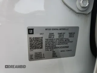 2018 Cadillac XT5 FWD with VIN 1GYKNARSXJZ153562, listed as a Copart auction lot 60137185 with 49,425 mi miles and Clean title. Bid and sale history available at DreamBid. Image 13.