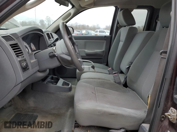 2005 Dodge Dakota ST with VIN 1D7HE22K55S329129, listed as a Copart auction lot 51287235 with 132,840 mi miles and Clean Title. Bid and sale history available at DreamBid. Image 7.