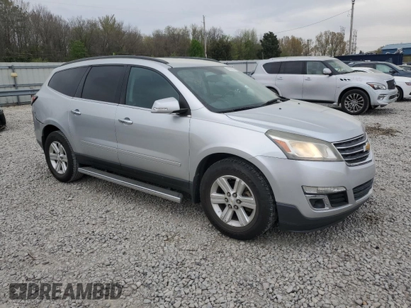 2014 Chevrolet Traverse LT with VIN 1GNKRGKD2EJ200684, listed as a Copart auction lot 50636255 with 213,548 mi miles and Salvage Title. Bid and sale history available at carsss.com. Image 4.
