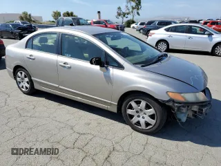 2006 Honda Civic LX with VIN 1HGFA16526L040928, listed as a Copart auction lot 56055025 with 225,209 mi miles and Salvage Title. Bid and sale history available at DreamBid. Image 4.