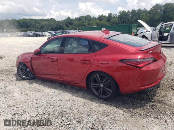 2023 Acura Integra Technology with VIN 19UDE4H64PA016131, listed as a Copart auction lot 60204095 with 22,281 mi miles and Salvage title. Bid and sale history available at DreamBid. Image 2.