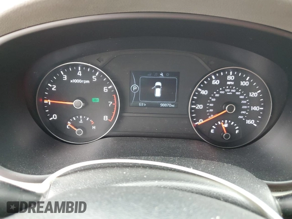 2017 Kia Sportage EX with VIN KNDPN3AC1H7160580, listed as a Copart auction lot 55949545 with 98,870 mi miles and Salvage title. Bid and sale history available at DreamBid. Image 9.