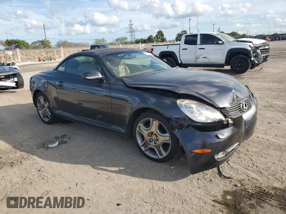 2006 Lexus SC 430 z VIN JTHFN48YX69001561, wystawiony jako Copart lot #44776165 z przebiegiem 91 337 mil mil oraz Szkoda całkowita • Salvage title. Historia ofert i sprzedaży dostępna na DreamBid. Obrazek 4.
