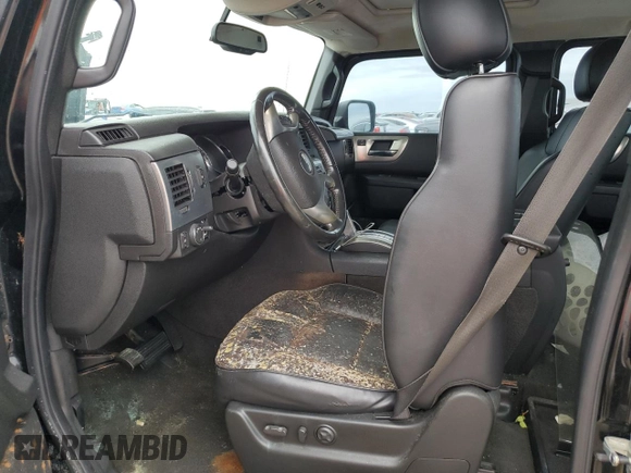 2008 Hummer H2 SUT with VIN 5GRGN22858H105935, listed as a Copart auction lot 75078544 with 0 mi miles and Salvage Title. Bid and sale history available at carsss.com. Image 7.