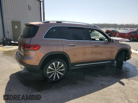 2023 Mercedes-Benz GLB 250 z VIN W1N4M4GB7PW319710, wystawiony jako Copart lot #49306405 z przebiegiem Nie podano mil oraz Szkoda całkowita • Salvage title. Historia ofert i sprzedaży dostępna na DreamBid. Obrazek 3.