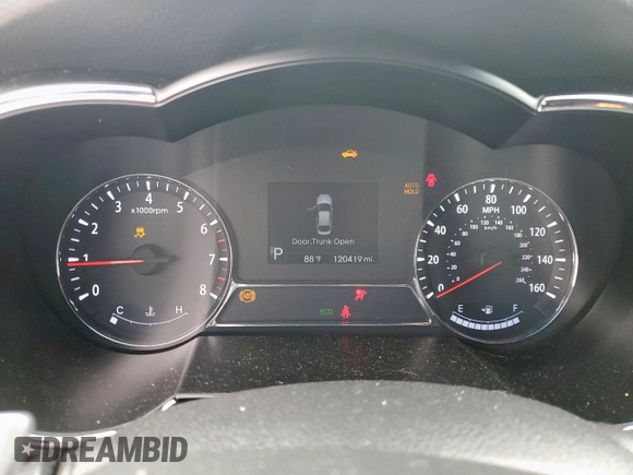 2013 Kia Optima SX with VIN 5XXGR4A69DG194031, listed as a Copart auction lot 60411945 with 120,419 mi miles and Clean title. Bid and sale history available at DreamBid. Image 9.
