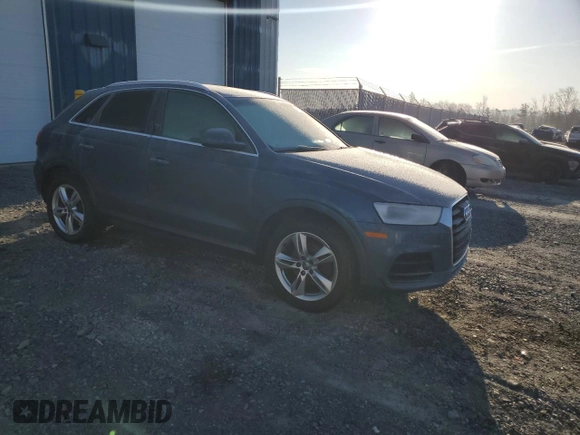 2016 Audi Q3 with VIN WA1JFCFS1GR018195, listed as a Copart auction lot 48454905 with 166,757 mi miles and Salvage title. Bid and sale history available at DreamBid. Image 4.