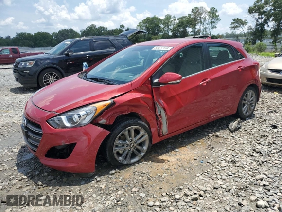 2016 Hyundai Elantra GT with VIN KMHD35LH3GU292166, listed as a Copart auction lot 65411194 with 60,226 mi miles and Salvage Title. Bid and sale history available at carsss.com. Image 1.