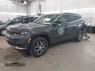 2025 Jeep Grand Cherokee Limited with VIN 1C4RJKBG3S8634319, listed as a IAAI auction lot 41817917 with 523 mi miles and . Bid and sale history available at DreamBid. Image 17.