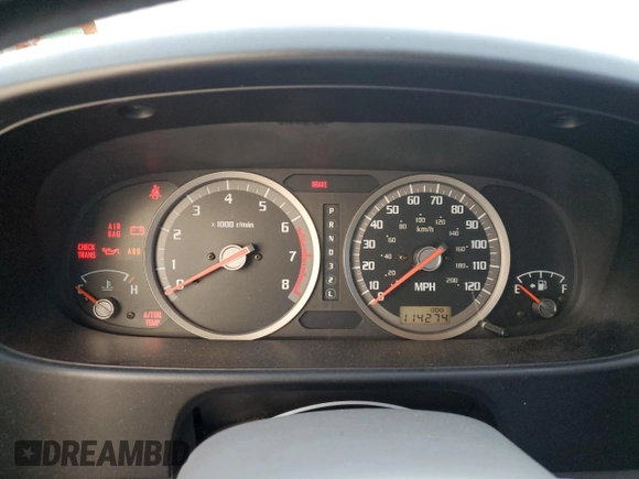 2003 Isuzu Rodeo with VIN 4S2DM58W034303129, listed as a Copart auction lot 83757734 with 114,274 mi miles and Salvage Title. Bid and sale history available at DreamBid. Image 9.