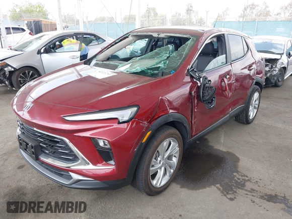 2025 Buick Encore GX Preferred with VIN KL4AMBSP5SB020003, listed as a IAAI auction lot 42120299 with 5,909 mi miles and . Bid and sale history available at DreamBid. Image 2.