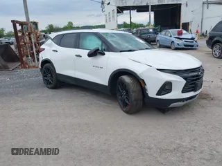 2021 Chevrolet Blazer LT with VIN 3GNKBHR40MS577432, listed as a IAAI auction lot 42388880 with 35,438 mi miles and . Bid and sale history available at DreamBid. Image 1.