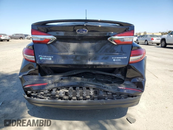 2019 Ford Fusion Titanium with VIN 3FA6P0SU2KR202384, listed as a Copart auction lot 56030415 with 64,774 mi miles and Salvage title. Bid and sale history available at DreamBid. Image 6.