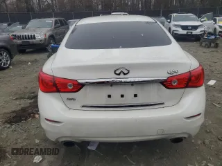 2016 Infiniti Q50 2.0t Premium with VIN JN1CV7AR0GM252213, listed as a Copart auction lot 84420874 with 100,763 mi miles and Salvage Title. Bid and sale history available at carsss.com. Image 6.
