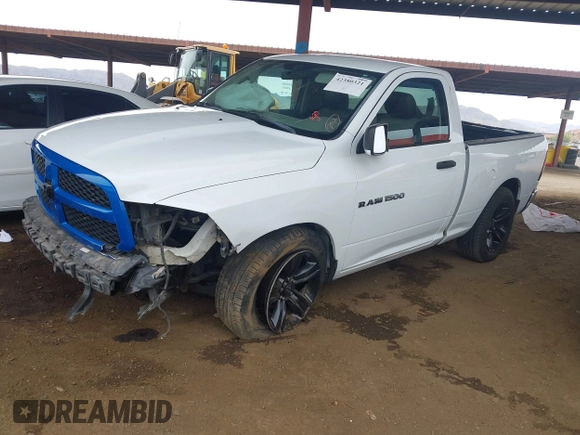 2012 Ram 1500 ST with VIN 3C6JD6AK9CG163832, listed as a IAAI auction lot 42380321 with 171,421 mi miles and . Bid and sale history available at DreamBid. Image 18.
